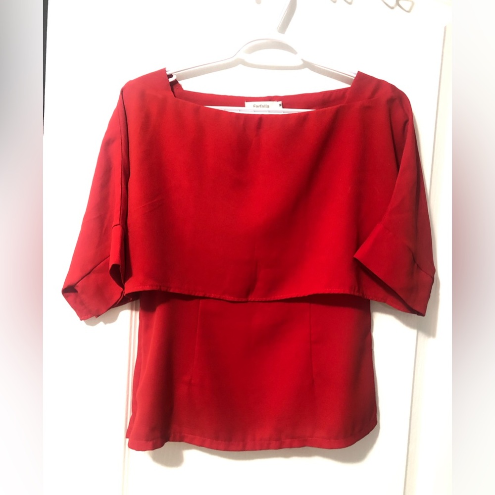 Bloody Red Blouse
